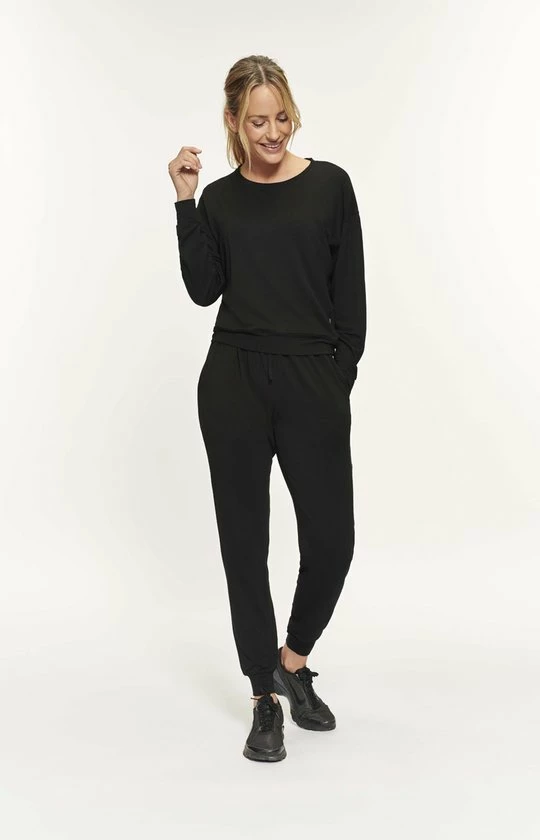 Active Panther T-shirt SABY Comfy TOP Black, Relaxed-fit Long-sleeve Crewneck T-shirt Dames, Dames Loopshirt Lange Mouwen Sport Shirt - Ademend Shirt Fitness Workout, T-shirt Dames Sportshirt Lange Mouwen Snel Droog Elastisch Yoga Gym, 7 Active Panther T-shirt SABY Comfy TOP Black, Relaxed-fit Long-sleeve Crewneck T-shirt Dames, Dames Loopshirt Lange Mouwen Sport Shirt - Ademend Shirt Fitness Workout, T-shirt Dames Sportshirt Lange Mouwen Snel Droog Elastisch Yoga Gym, - Afbeelding 5