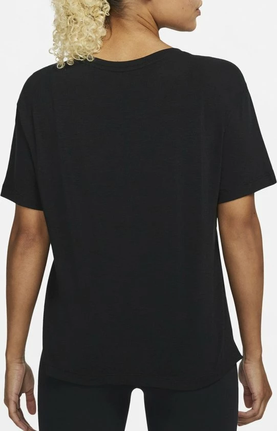 Nike Ny Dri-FIT S/S Top Dames Sportshirt - Maat L 5 Nike Ny Dri-FIT S/S Top Dames Sportshirt - Maat L - Afbeelding 3