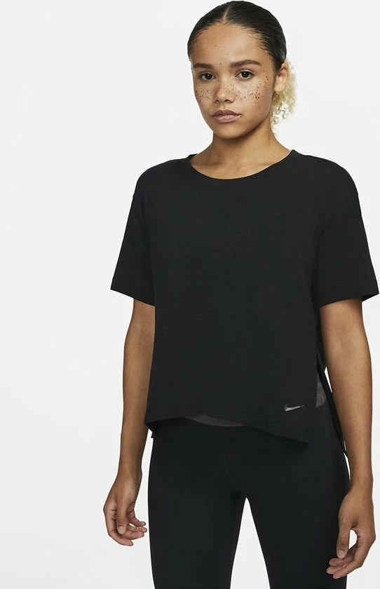 Nike Ny Dri-FIT S/S Top Dames Sportshirt - Maat L 3 Nike Ny Dri-FIT S/S Top Dames Sportshirt - Maat L