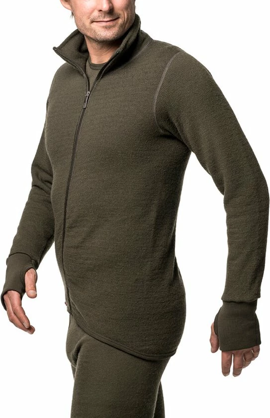 Woolpower 400 Jack Doorlopende Rits, Pine Green Maat M 4 Woolpower 400 Jack Doorlopende Rits, Pine Green Maat M - Afbeelding 2