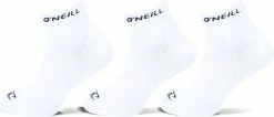 6-Pack O'Neill Quarter Sportieve Sportsokken Unisex 750003 - Wit - Maat 39-42 -Sportkleding-Dames Winkel 550x236