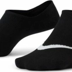Nike Everyday Plus Lightweight Dames Sportsokken Zwart - Maat M