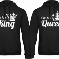 B&C Collection King / Queen Hoodie I'm His Queen (Queen - Maat S) | Koppel Cadeau | Valentijn Cadeautje Voor Hem & Haar 9 B&C Collection King / Queen Hoodie I'm His Queen (Queen - Maat S) | Koppel Cadeau | Valentijn Cadeautje Voor Hem & Haar -Sportkleding-Dames Winkel 550x348