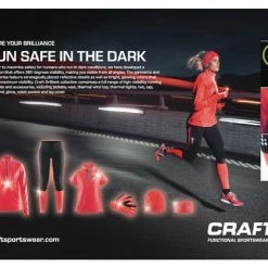 Craft Thermo Tight Hardloopbroek - Maat XL - Vrouwen - Zwart/roze/zilver -Sportkleding-Dames Winkel 550x399