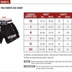 Venum Muay Thai Shorts Classic Zwart Met Wit - S 13 Venum Muay Thai Shorts Classic Zwart Met Wit - S -Sportkleding-Dames Winkel 550x400