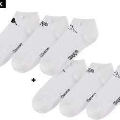 Kappa - Logo Trex 6-Pack - Sneakersokken 6-Pack - 39 - 42 - Wit