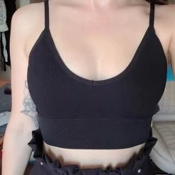 Merkloos Sport Ondergoed | Naadloze Lingerieset Tweedelig | Vrouwen Ondergoed Set | Beha + String - Zwart S/M -Sportkleding-Dames Winkel 550x412 8