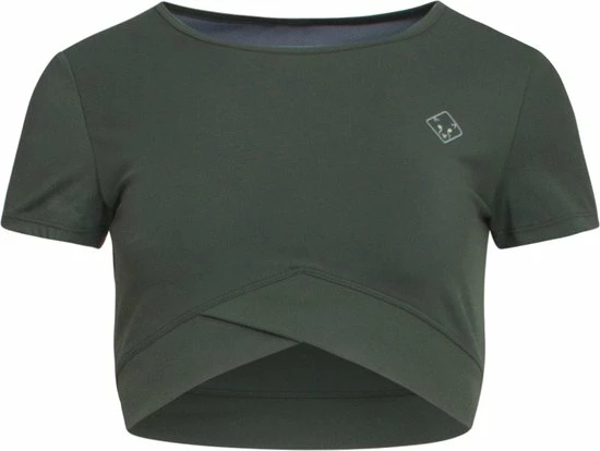 Active Panther T-shirt Wendy Top Solid Cross Army Green, Dames Yoga Elastische Oefening Sport Tops Korte Mouwen Workout Kleding Fitness Casual Vrouwen Sport Fitness Basic Compressie Running Crop Tops, Longline Crop Tank Top Gewatteerde Running Yoga 9 Active Panther T-shirt Wendy Top Solid Cross Army Green, Dames Yoga Elastische Oefening Sport Tops Korte Mouwen Workout Kleding Fitness Casual Vrouwen Sport Fitness Basic Compressie Running Crop Tops, Longline Crop Tank Top Gewatteerde Running Yoga - Afbeelding 7