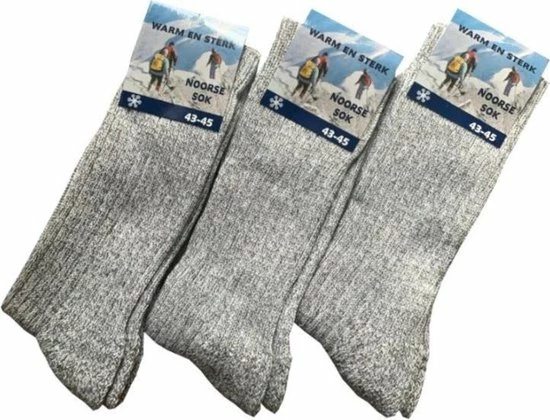 Merkloos Socke/"Noorse Sokken"/3 Paar/Maat 43-45/Werksokken/Geitenwollen Sokken 3 Merkloos Socke/"Noorse Sokken"/3 Paar/Maat 43-45/Werksokken/Geitenwollen Sokken