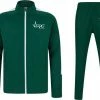 FitProWear Trainingspak Unisex Groen/Wit - Maat S - Dames - Heren - Trainingsjack - Trainingsbroek - Joggingspak - Trainingsjas - Sportkleding - Sportbroek - Trainingskleding - Fitness - Voetbal - Basketball - Polyester Trainingspak - 100% Polyester -Sportkleding-Dames Winkel 550x451 1