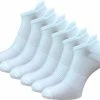 SQOTTON 6 Paar Compressie Hardloop Sneakersokken - Wit - Maat 35-38 -Sportkleding-Dames Winkel 550x451