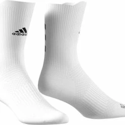 Adidas - Alphaskin Crew Light Cushion Sock - Sportsokken - 46 - 48 - Wit