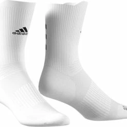Adidas - Alphaskin Crew Ultra Light Sock - Sportsokken Wit - L - Wit