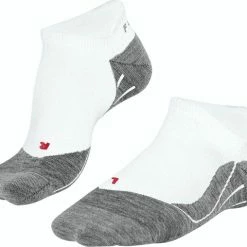 FALKE RU4 Endurance Cool Invisible No-Show Hardloopsokken Kort Zacht Antizwet Atiklit Kleurrijk Zonder Motief Vochtregulerend Optimale Pasvorm Ademend Sneldrogend Wit Dames Sportsokken - Maat 39-40