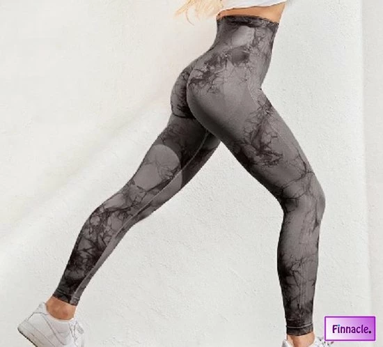 Finnacle Marble Zwart Legging Maat S | TikTok Legging | Dames |Butt Lifting |TikTok Broek |TikTok Yogapants |Fitness | Sporten | 4 Finnacle Marble Zwart Legging Maat S | TikTok Legging | Dames |Butt Lifting |TikTok Broek |TikTok Yogapants |Fitness | Sporten | - Afbeelding 2