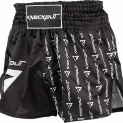 Knockout Kickboks Broekje Zwart-Wit Maat | M