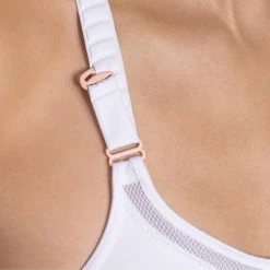 Triumph Sportbeha - Maat 80D - Vrouwen - Wit/ Licht Roze -Sportkleding-Dames Winkel 550x501