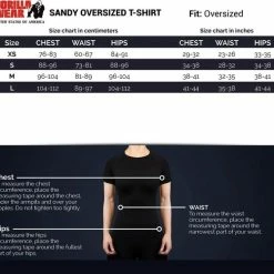 Gorilla Wear Sandy Oversized T-Shirt - Zwart - M 17 Gorilla Wear Sandy Oversized T-Shirt - Zwart - M -Sportkleding-Dames Winkel 550x501 49