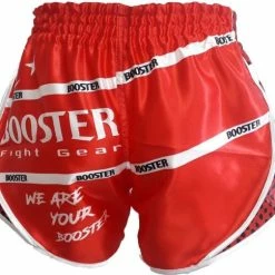 Booster Fight Gear Kickboks Broekje Turkije Rood/Wit