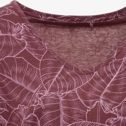 Osaga Dames Sport T-shirt Met Bloemenprint - Rood - Maat L -Sportkleding-Dames Winkel 550x508 3