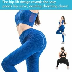 WiseGoods - Premium Anti Cellulitis Legging - Shaping - Sportlegging - Push Up - Yoga - Legging Fitness - High Waist - Zwart - L -Sportkleding-Dames Winkel 550x535 2