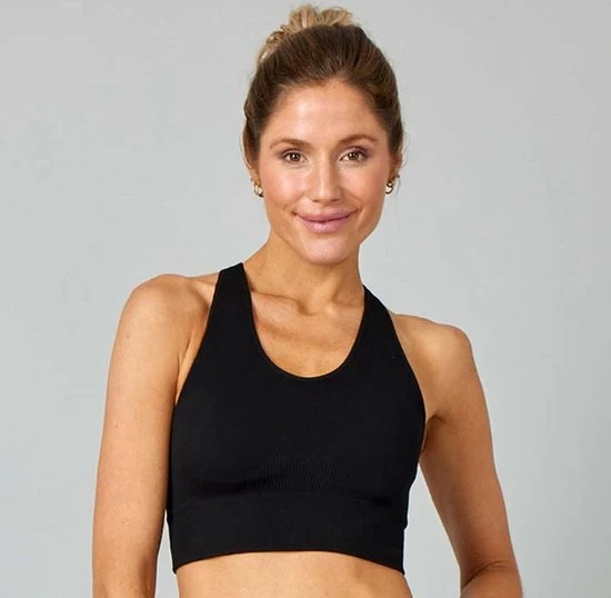 Pure Lime Padded Top – Zwart – Sport Bh – Sportbeha – Fitness – Hardlopen – Dames – Maat L/XL 8 Pure Lime Padded Top – Zwart – Sport Bh – Sportbeha – Fitness – Hardlopen – Dames – Maat L/XL - Afbeelding 6