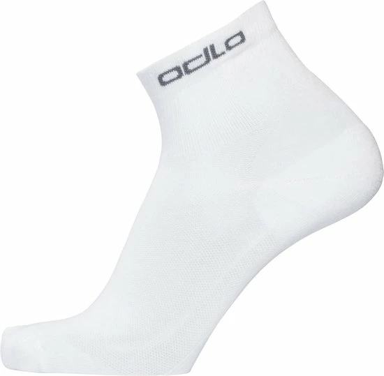 Odlo Socks Quarter Active 2 Pack Unisex Sportsokken - White - Maat 45-47 4 Odlo Socks Quarter Active 2 Pack Unisex Sportsokken - White - Maat 45-47 - Afbeelding 2