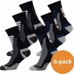 X Treme Sockswear Xtreme Sockswear Wandelsokken - 6 Paar Wandel Sokken - Multi Blue - Maat