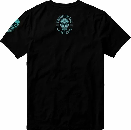 Pride Or Die PRiDEorDiE Hasta La Muerte T Shirt Zwart Maat M 4 Pride Or Die PRiDEorDiE Hasta La Muerte T Shirt Zwart Maat M - Afbeelding 2