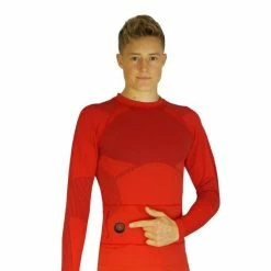 Sportkleding-Dames Winkel 33 Glovii Verwarmbare Thermokleding - Oranje - Maat S-M