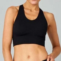 Pure Lime Padded Top – Zwart – Sport Bh – Sportbeha – Fitness – Hardlopen – Dames – Maat L/XL