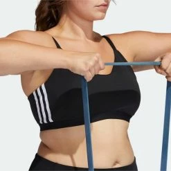 Adidas All Me Branded Sportbeha - Maat XXL - Vrouwen - Zwart - Wit -Sportkleding-Dames Winkel 550x550 329