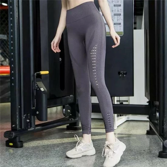 Fitness/Yoga Legging Maat S - Fitness Legging - Sport Legging Stretch - Squat Proof - Donker Grijs - LOUZIR 5 Fitness/Yoga Legging Maat S - Fitness Legging - Sport Legging Stretch - Squat Proof - Donker Grijs - LOUZIR - Afbeelding 3