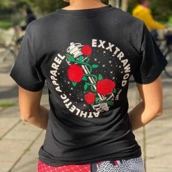 Exxtrawod Crossfit T-shirt Barbell Rose Unisex T-shirt Training Kleding Maat L -Sportkleding-Dames Winkel 550x550 414
