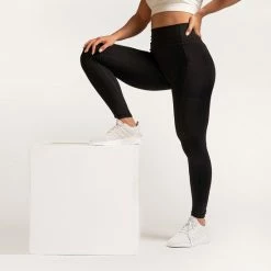 Mygainz High Waisted Sportlegging Met Zakken - Zwart 14 Mygainz High Waisted Sportlegging Met Zakken - Zwart -Sportkleding-Dames Winkel 550x550 417