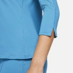 Nike Court Shirt Sportshirt - Maat XL - Vrouwen - Blauw -Sportkleding-Dames Winkel 550x550 450