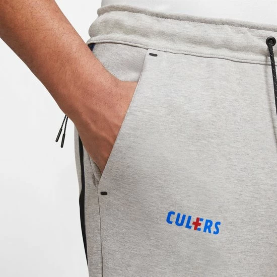 Nike - FC Barcelona - Tech /fleece Trainingspak - Grey/black - 22/23 4 Nike - FC Barcelona - Tech /fleece Trainingspak - Grey/black - 22/23 - Afbeelding 2