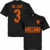 Retake Nederlands Elftal De Ligt Team T-Shirt - Zwart - 5XL -Sportkleding-Dames Winkel 550x551 3