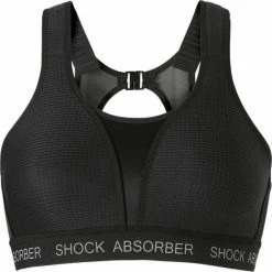 Shock Absorber Ultimate Run Bra Padded Sportbeha Dames - Zwart Silver