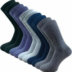 10 Paar SQOTTON® Werk- En Sportsokken - Mix - Maat - 43-46