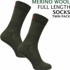 Norfolk Wandelsokken - 2 Paar - Lichtgewicht 60% Merinowol Met Dubbel Elastisch Ondersteuningssysteem - Hiel V/t Teen Vulling - Zwart - 39-42 - Sheldon