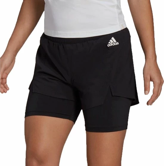 Adidas Adidas Designed 2 Move 2-in-1 Short Sportbroek - Maat S - Vrouwen - Zwart 3 Adidas Adidas Designed 2 Move 2-in-1 Short Sportbroek - Maat S - Vrouwen - Zwart