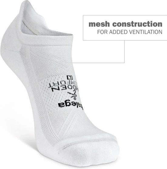 Balega Hidden Comfort Sportsok Unisex - Charcoal - Maat L 4 Balega Hidden Comfort Sportsok Unisex - Charcoal - Maat L - Afbeelding 2