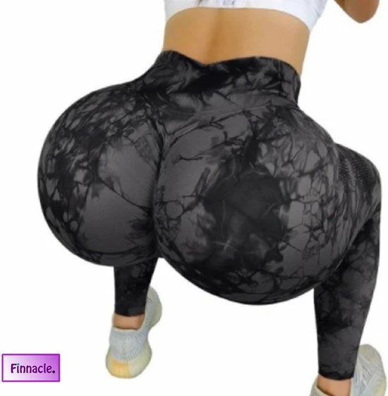 Finnacle Marble Zwart Legging Maat S | TikTok Legging | Dames |Butt Lifting |TikTok Broek |TikTok Yogapants |Fitness | Sporten | 9 Finnacle Marble Zwart Legging Maat S | TikTok Legging | Dames |Butt Lifting |TikTok Broek |TikTok Yogapants |Fitness | Sporten | - Afbeelding 7