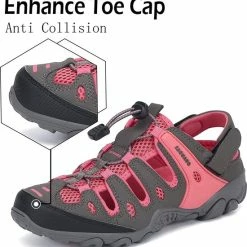 SAGUARO Outdoorsandalen - Zomersandalen - Maat 38 - Outdoor Trekkingsandalen Antislip Sportsandalen - Roze -Sportkleding-Dames Winkel 550x564 3