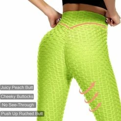 WiseGoods - Premium Anti Cellulitis Legging - Shaping - Sportlegging - Push Up - Yoga - Legging Fitness - High Waist - Zwart - L -Sportkleding-Dames Winkel 550x566 2