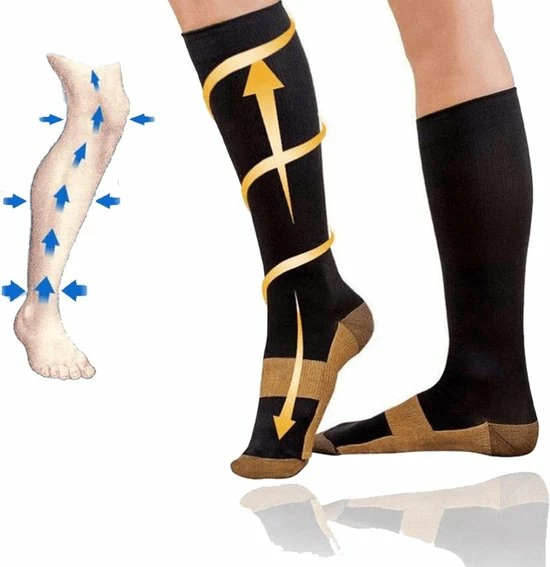 Cheaperito Sport Sokken I Hardloop Sokken I Hardlopen I Fitness Sokken I Compressie Kousen I Compressie Kousen I Steunkousen I Vliegtuigsokken I Verlicht Pijn I Zwart I Maat L/XL (40-47) I Wit 10 Cheaperito Sport Sokken I Hardloop Sokken I Hardlopen I Fitness Sokken I Compressie Kousen I Compressie Kousen I Steunkousen I Vliegtuigsokken I Verlicht Pijn I Zwart I Maat L/XL (40-47) I Wit - Afbeelding 8