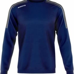 Masita | Striker Sweater Heren & Dames - Ronde Hals - Duurzaam Materiaal - NAVY/ANTHRACITE - XL