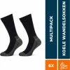 Stapp 6-Pack Koele Wandelsokken Walker 4425.699 - Zwart - Unisex - Maat 47-50