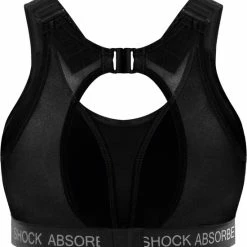 Shock Absorber Ultimate Run Bra Padded Sportbeha Dames - Zwart Silver -Sportkleding-Dames Winkel 550x579 5